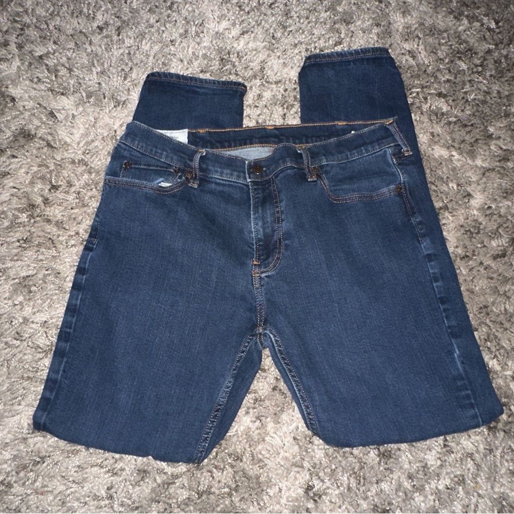 Abercrombie & Fitch Dark Blue Skinny Stretch Jeans